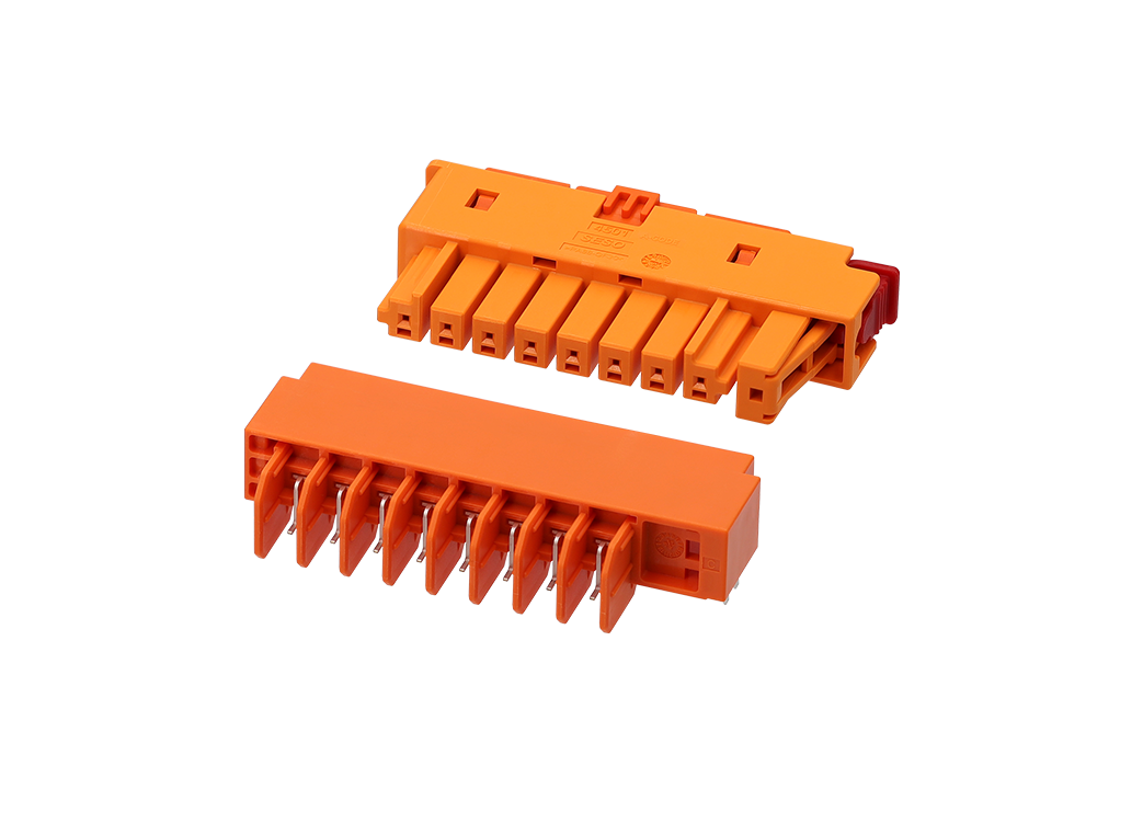 4501 Series 4.50mm Pitch(.177''）高壓側(cè)扣線(xiàn)對(duì)板連接器